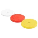 Pure2Improve Rubber Training Markers Red/White/Yellow