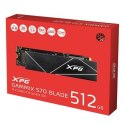 ADATA XPG Gammix S70 BLADE 512 GB, SSD form factor M.2 2280, SSD interface PCIe Gen4x4, Write speed 2600 MB/s, Read speed 7400