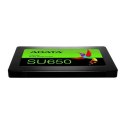 ADATA Ultimate SU650 1000 GB, SSD form factor 2.5", SSD interface SATA 6Gb/s, Write speed 450 MB/s, Read speed 520 MB/s