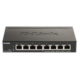 D-Link 8-Port Gigabit PoE Smart Managed Switch DGS-1100-08PV2 Web managed, Desktop