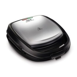 TEFAL Sandwich Maker SW341D12 Snack Time 700 W, Number of plates 2, Stainless Steel/Black