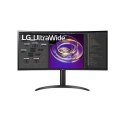 LG Curved Monitor 34WP85CP-B 34 ", IPS, QHD, 3440 x 1440, 21:9, 5 ms, 300 cd/m², Black, 60 Hz, HDMI ports quantity 2