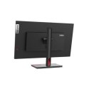 Lenovo ThinkVision T27p-30 27 ", IPS, 4K, 3840 x 2160, 16:9, 4 ms, 350 cd/m², Black, 60 Hz, HDMI ports quantity 1