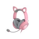 Razer Wired, Over-Ear, Quartz, Gaming Headset, Kraken V2 Pro, Kitty Edition