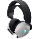 Dell Alienware Dual Mode Wireless Gaming Headset AW720H Over-Ear, Built-in microphone, Lunar Light, Noise canceling, Wireless