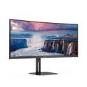 AOC Curved Monitor CU34V5C/BK 34 ", VA, WQHD, 3440 x 1440, 21:9, 4 ms, 300 cd/m², HDMI ports quantity 1, 100 Hz