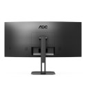 AOC Curved Monitor CU34V5C/BK 34 ", VA, WQHD, 3440 x 1440, 21:9, 4 ms, 300 cd/m², HDMI ports quantity 1, 100 Hz