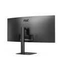 AOC Curved Monitor CU34V5C/BK 34 ", VA, WQHD, 3440 x 1440, 21:9, 4 ms, 300 cd/m², HDMI ports quantity 1, 100 Hz