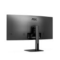 AOC Curved Monitor CU34V5C/BK 34 ", VA, WQHD, 3440 x 1440, 21:9, 4 ms, 300 cd/m², HDMI ports quantity 1, 100 Hz