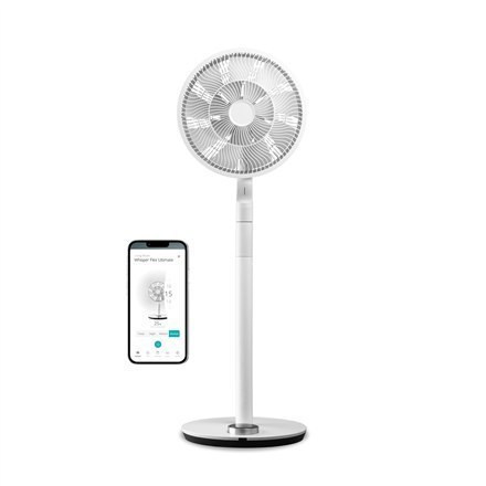 Duux Fan Whisper Flex Ultimate Smart Diameter 34 cm, White, Number of speeds 30, 3-26 W, Oscillation Duux Fan Whisper Flex Ultimate Smart Diameter 34 cm, White, Number of speeds 30, 3-26 W, Oscillation