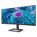 Philips Monitor 346E2LAE 34 ", VA, WQHD, 3440 x 1440, 21:9, 4 ms, 300 cd/m², HDMI ports quantity 1, 100 Hz