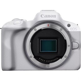 Canon EOS R50 WH + RF-S 18-45mm F4.5-6.3 IS STM (SIP) Megapixel 24.2 MP, Image stabilizer, ISO 32000, Display diagonal 2.95 