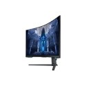 Samsung Curved Monitor LS32BG750NPXEN 32 ", VA, UHD, 3840 x 2160, 16:9, 1 ms, 350 cd/m², Black, HDMI ports quantity 2, 165 Hz