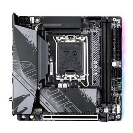 Gigabyte B760I AORUS PRO 1.0 Processor family Intel, Processor socket LGA1700, DDR5 DIMM, Memory slots 2, Supported hard disk d