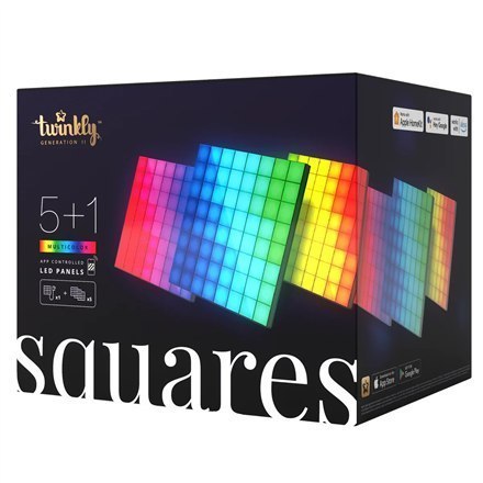 Twinkly Squares Smart LED Panels Starter Kit (6 panels)