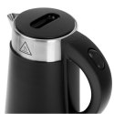 Adler Kettle AD 1372 Electric, 800 W, 0.6 L, Plastic/Stainless steel, 360° rotational base, Black