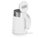 Adler Kettle AD 1372 Electric, 800 W, 0.6 L, Plastic/Stainless steel, 360° rotational base, White