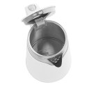 Adler Kettle AD 1372 Electric, 800 W, 0.6 L, Plastic/Stainless steel, 360° rotational base, White