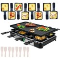 Adler Raclette - electric grill AD 6616 Table, 1400 W, Black/Stainless steel