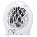 Adler Heater AD 7728 Fan Heater, 2000 W, Number of power levels 2, White