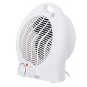 Adler Heater AD 7728 Fan Heater, 2000 W, Number of power levels 2, White