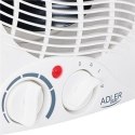 Adler Heater AD 7728 Fan Heater, 2000 W, Number of power levels 2, White