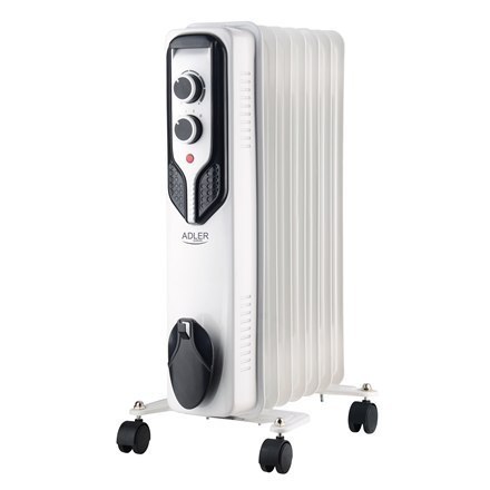 Adler Oil-Filled Radiator AD 7815	 1500 W, Number of power levels 3, White