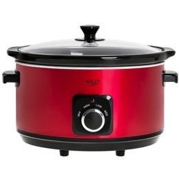 Adler Slow cooker AD 6413r 290 W, 5.8 L, Number of programs 3, Red