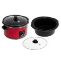 Adler Slow cooker AD 6413r 290 W, 5.8 L, Number of programs 3, Red