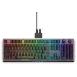 Dell Alienware Tri-Mode AW920K Wireless Gaming Keyboard, RGB LED light, US, Wireless, Dark Side of the Moon, Bluetooth, Numeric