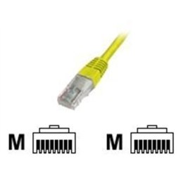 Digitus CAT 5e U-UTP Patch cord PVC AWG 26/7 Modular RJ45 (8/8) plug 1 m Yellow