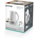 Gorenje Kettle K17WE Electric 2200 W 1.7 L Plastic + metal 360° rotational base White