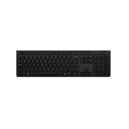 Lenovo Professional Wireless Rechargeable Keyboard 4Y41K04074 Estonian, Scissors switch keys, Grey