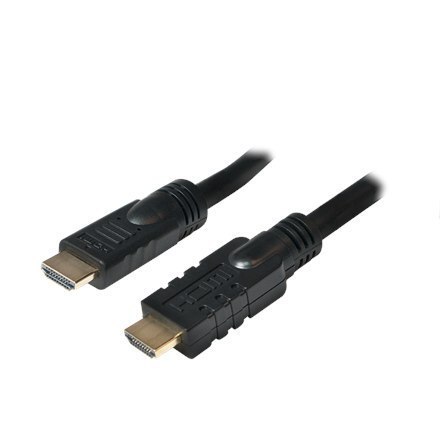 Logilink, CHA0020, 20m, Active, HDMI cable, type A male, - HDMI type A male, black. Logilink 20 m