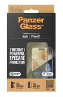 PanzerGlass Eyecare Screen Protection iPhone 2023 6.1 | Ultra-Wide Fit w. EasyAligner