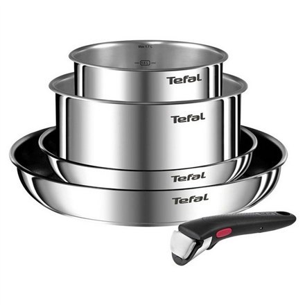 Tefal L897S574 Pots and Pans Set Ingenio Emotion, 5 pcs, Stainless steel TEFAL