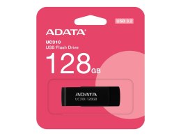 Pamięć USB ADATA UC310 o pojemności 128 GB w kolorze czarnym z interfejsem USB 3.2 Gen1