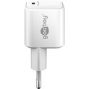 Goobay 65370 USB-C USB-C TM Dual Fast Charger (36 W), White