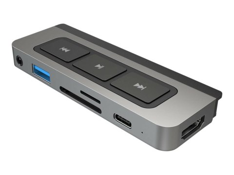 Koncentrator portów USB-C HyperDrive Media 6-w-1 do iPad Pro/Air | Ilość portów HDMI: 1