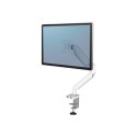 Fellowes arm for 1 monitor - Platinum white