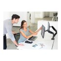 Fellowes arm for 2 monitors - Platinum black