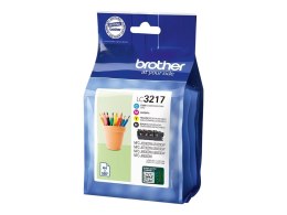 Brother LC3217VALDR | Ink Cartridge | Black/ cyan/ magenta/ yellow