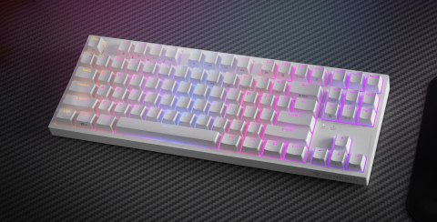 Genesis | White | Mechanical Gaming Keyboard | THOR 404 TKL RGB | Mechanical Gaming Keyboard | Wired | US | USB Type-A | 1005 g 