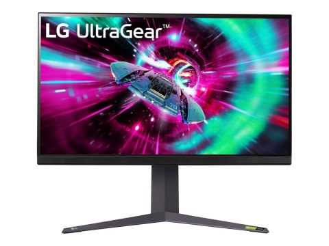 LG | 32GR93U-B | 32 " | IPS | 16:9 | 144 Hz | 1 ms | Nie | 3840 x 2160 pikseli | Porty HDMI w ilości 2 | Czarny | Gwarancja 36 m