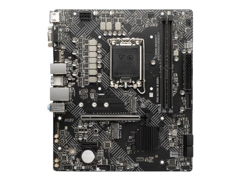 MSI | PRO H610M-G | Rodzina procesorów Intel | Gniazdo procesora LGA1700 | DDR5 | Obsługiwane interfejsy dysków twardych SATA, M