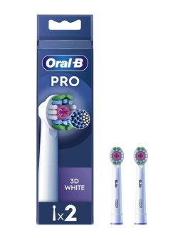 Oral-B | Wymienna Głowica do Szczoteczki | PRO 3D Biały wkład | Głowice | Brak informacji | Ilość wkładek 2