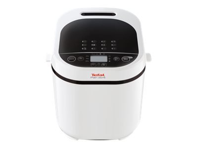 TEFAL | Wypiekacz do chleba | PF210138 | Moc 720 W | Liczba programów 12 | Wyświetlacz LCD | Biały