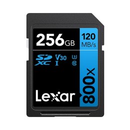 Lexar | Karta pamięci | Professional 800x PRO | 256 GB | SDXC | Pamięć flash klasy UHS-I