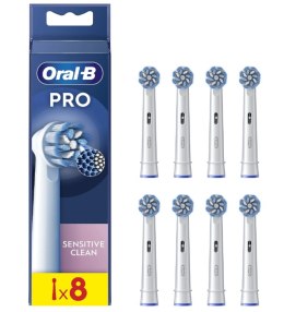 Oral-B | Wymienne główki szczoteczki do zębów | EB60X-8 Sensitive Clean Pro | Główki | Dla dorosłych | Liczba główek szczoteczki