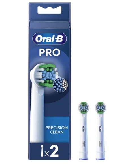 Oral-B | Zestaw szczoteczek Precision Clean | EB20RX-2 | Główki | Dla dorosłych | Liczba główek szczoteczki w zestawie 2 | Biały